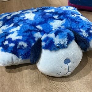 Blue Dog light up Plush Pillow pet